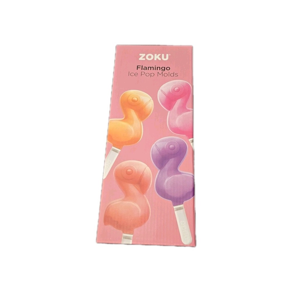 Zoku Flamingo Ice Pop Molds (New‎ In Box)
